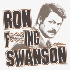 Parks And Recreation Ron F***ing Swanson Men's Regular - Parks And Recreation Shirt #1832825