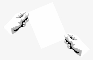 Card Blank Free Stock - Hand With Blank Paper #1833230