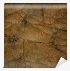 Crumpled Brown Paper, Painted In Watercolor Wall Mural - Portable Network Graphics #1833258