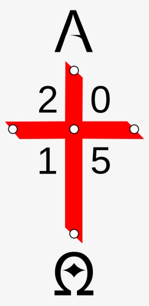 2015 Paschal Candles Symbols Clipart - Simbolo Del Cirio Pascual #1834032