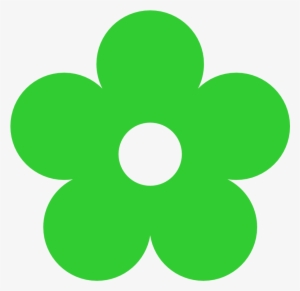 Green Lime Clipart - Cartoon Flower Transparent Background #1834276