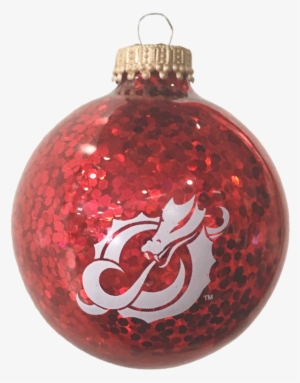 Red Sparkle Dragon Ornament - Minnesota State University Moorhead #1835201