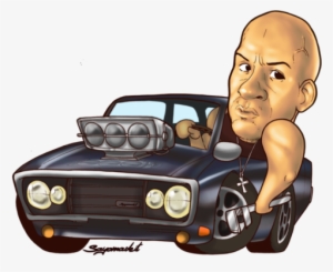 Vin Diesel Illustration - Icon Game Facebook Answers Pack 3 #1835384