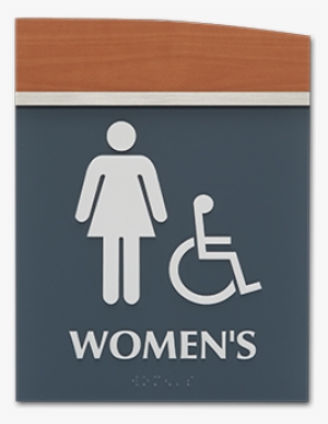 Home Of Disneyland And The Anaheim Ducks, The City - Womens Restroom Sign #1835869