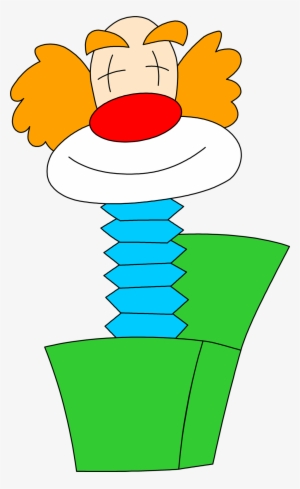 Jack In The Box - Box With Clown Clipart #1836023