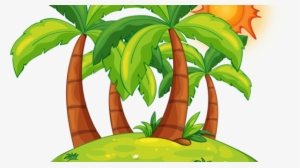 Png Library Library New Free Beach Black - Illustration Of Lemurs On An Island - Pillow Case #1836607