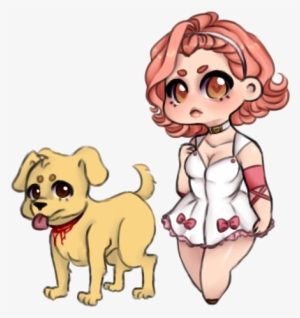 Puppy Lion Dog Like Mammal Dog Mammal Puppy Cat Like - Jojo's Bizarre Adventure Chibi Art #1836813