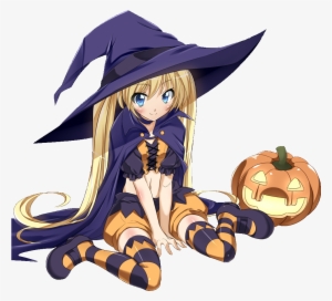 Witch Hat Clipart Minecraft Witch - Anime Girl Cute Witch #1836835
