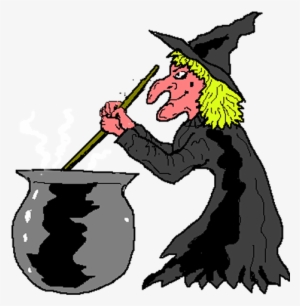 Witches - Witch With Cauldron Clip Art #1836861