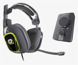 A40 Headset Teamoptic Gen2 Ps4 Charcoal Bundle Angled - Astro Gaming Headset #1837442