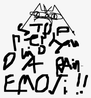 Stop Replying Ith The Rainbow Emoji - Calligraphy #1837927