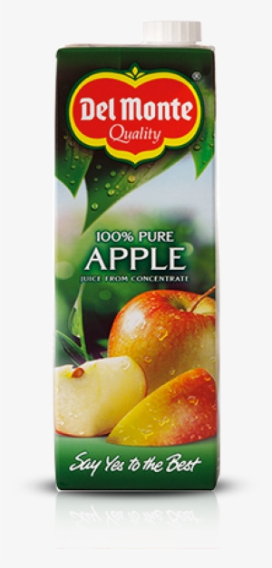 1l 100% Pure Apple Juice - Del Monte Apple Juice #1838061