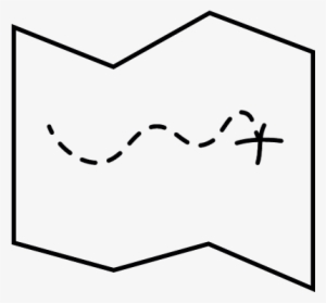 X Mark The Spot Treasure Map Vector - X Marks The Spot Clip Art #1838467