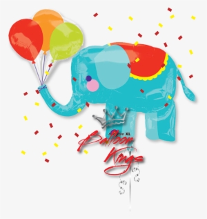 Circus Elephant - Carnival Clip Art No Background #1838847