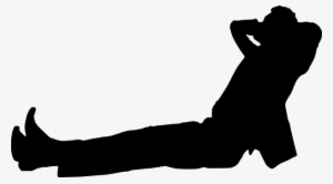 Silhouette, Relaxing, Dreaming, Thinking - Adult Relaxing Silhouette Png #1840776