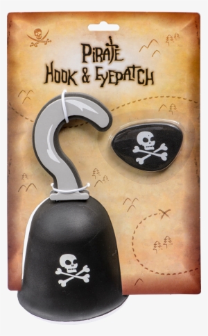 Pirate Hook &amp - Piratklo Og Øjeklap #1840886