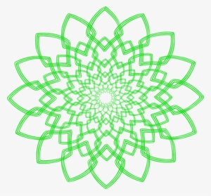 Green Chakra Clip Art - Mindfulness Colouring #1840888