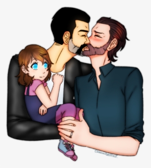 For Regan Week Day 1 *gasp* Holy Hell I Did It Hopefully - Rick X Negan Kiss #1841055