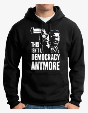 Rick Grimes "this Isn't A Democracy Anymore" The Walking - Free Tommy Robinson T Shirts #1841098