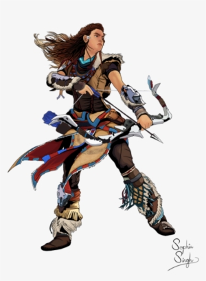 Aloy From Horizon Zero Dawn - Aloy Horizon Zero Dawn Bow #1841211
