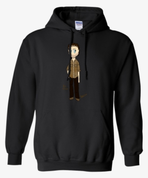 Chibi Rick Grimes - Champion Basic Logo Hoodie #1841786