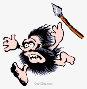 Cartoon Cavemen Royalty Free Vector Clip Art Illustration - Caveman #1841840