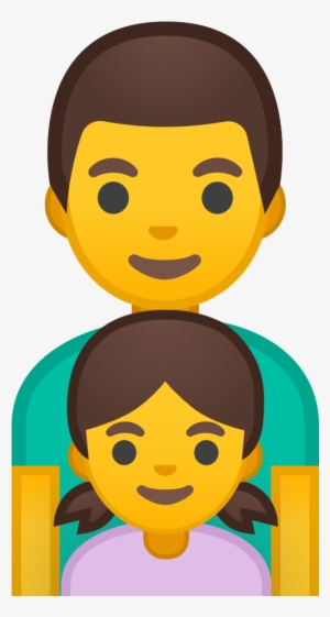 Download Svg Download Png - Emoji De Familia Con Niña #1842214