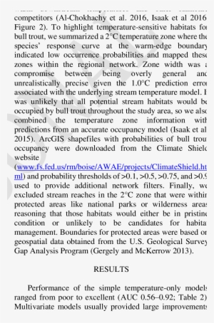 Rocky Mountain Tailed Frogs Cutthroat Trout (top A), - Document #1842359