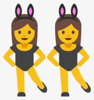 Emoji U1f46f 200d - Emoticon Bailarines #1842778