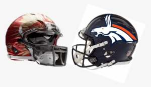 Chiefs & Broncos Helmets - Denver Broncos #1842893