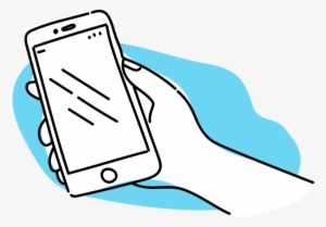 Iphone Clipart Hand Holding - Iphone #1842895