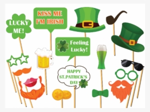 Patrick's Day Photo Booth Prop, Green Beer Saint Patty's - Saint Patrick's Day #1843545