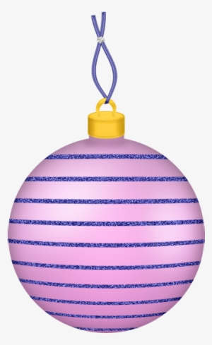 0, - Purple Christmas Ornaments Clip Art #1843810