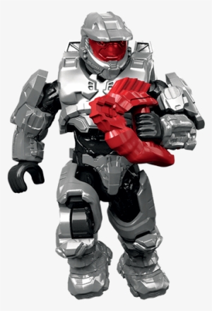 Halo Micro Action Figures Warrior Series Unsc Spartan - Mega Construx Spartan Vi #1844030