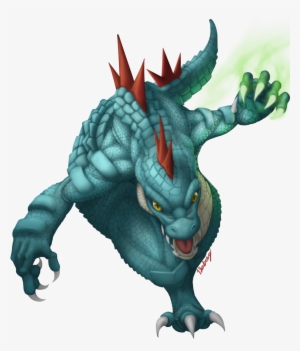 #160 Feraligatr Used Dragon Claw And Crunch In The - Anime #1844168