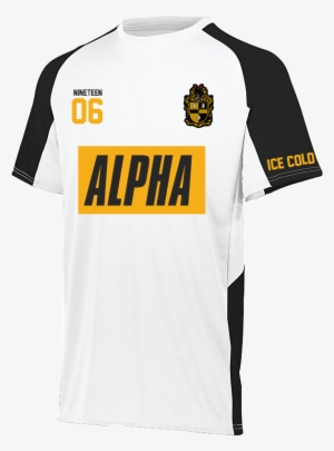Alpha Phi Alpha Home Soccer Jersey - White Alpha Phi Alpha Shirt #1845212