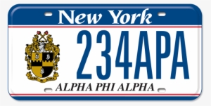 Alpha Phi Alpha Custom Plate - Alpha Phi Alpha Crest Sticker #1845305