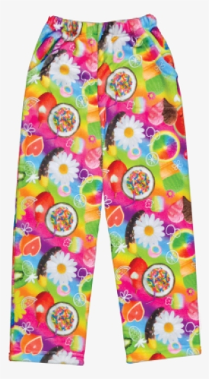 Picture Of Tutti Fruiti Plush Pants - Trousers #1845394