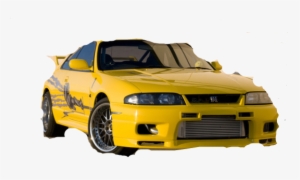 Yellow Nissan Skyline Gtr - Nissan Skyline R33 Rapido Y Furioso #1845732