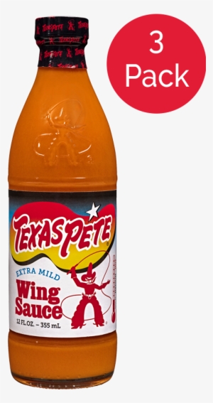 Extra Mild Wing Sauce From Texas Pete, 3 Pack - Texas Pete Wing Sauce, Extra Mild - 12 Fl Oz #1845882