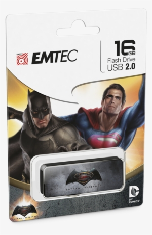 M700 Bvs Classic Cardboard - Emtec Usb 2.0 M700 16gb - Batman Vs Superman #1846316