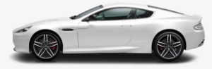 2015 Aston Martin Db9 Car Right Side View Png - Aston Martin White Png #1846546