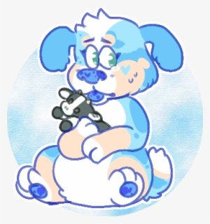 My Blues Clues Oc Baby Blue Puppy She's Shy And Cries - Blues Clues Oc #1847577