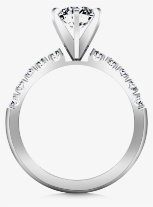 Image Transparent Download Pave Engagement Grace K - Engagement Ring #1848123