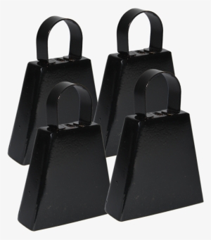 Gbellbkpb4, Black Plain Post Box Cowbell - Strap #1848502