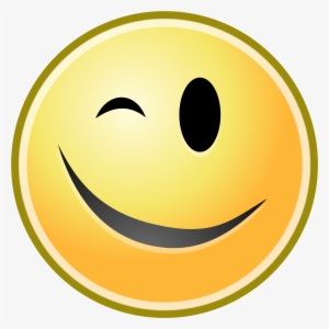 This Free Icons Png Design Of Wink Smiley Yellow #1848503