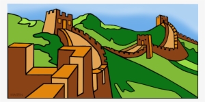 Great Wall Of China - Ancient China Clipart Free #1848523