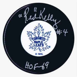Red Kelly Autographed Toronto Maple Leafs Puck - Darryl Sittler Autographed Puck #1849020