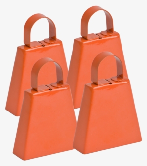 Orange Plain Post Box Cowbell Pack 4 - Gogo Bells #1849151
