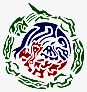 Rayquaza Kyogre Groudon Tribal Refinished By Porridgebeast - Tribal Rayquaza #1849312